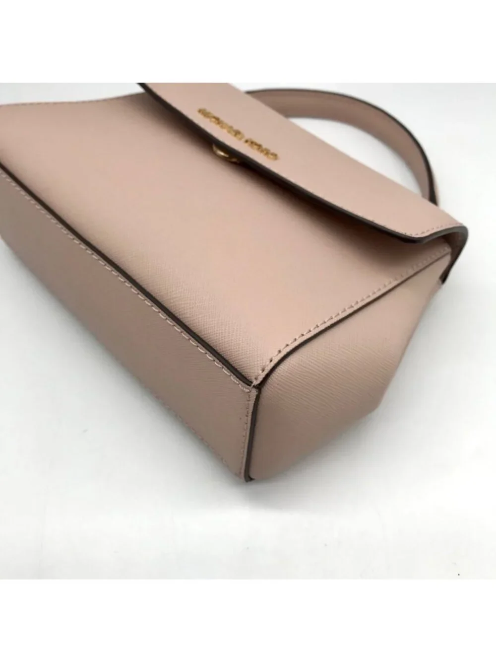Michael Kors Soft Pink Saffiano Leather Ava Convertible Satchel